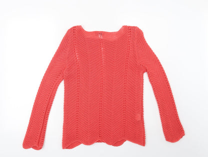 Preworn Womens Pink   Pullover Jumper Size S