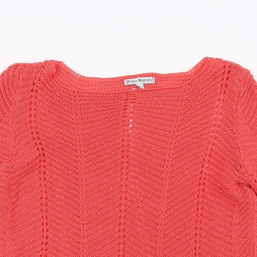 Preworn Womens Pink   Pullover Jumper Size S