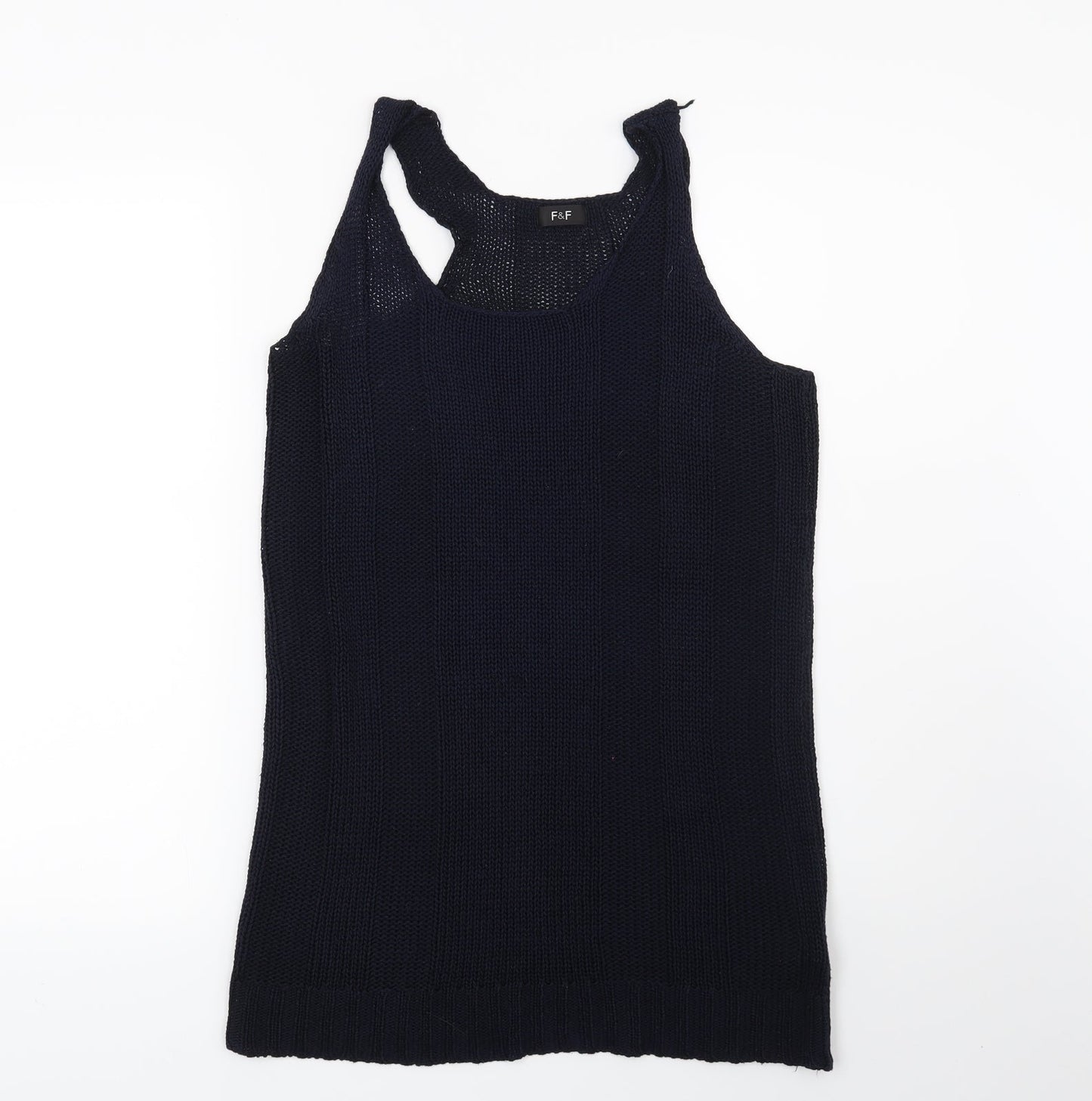 F&F Womens Blue   Vest Jumper Size 12