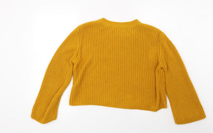Primark Womens Yellow   Pullover Jumper Size 10
