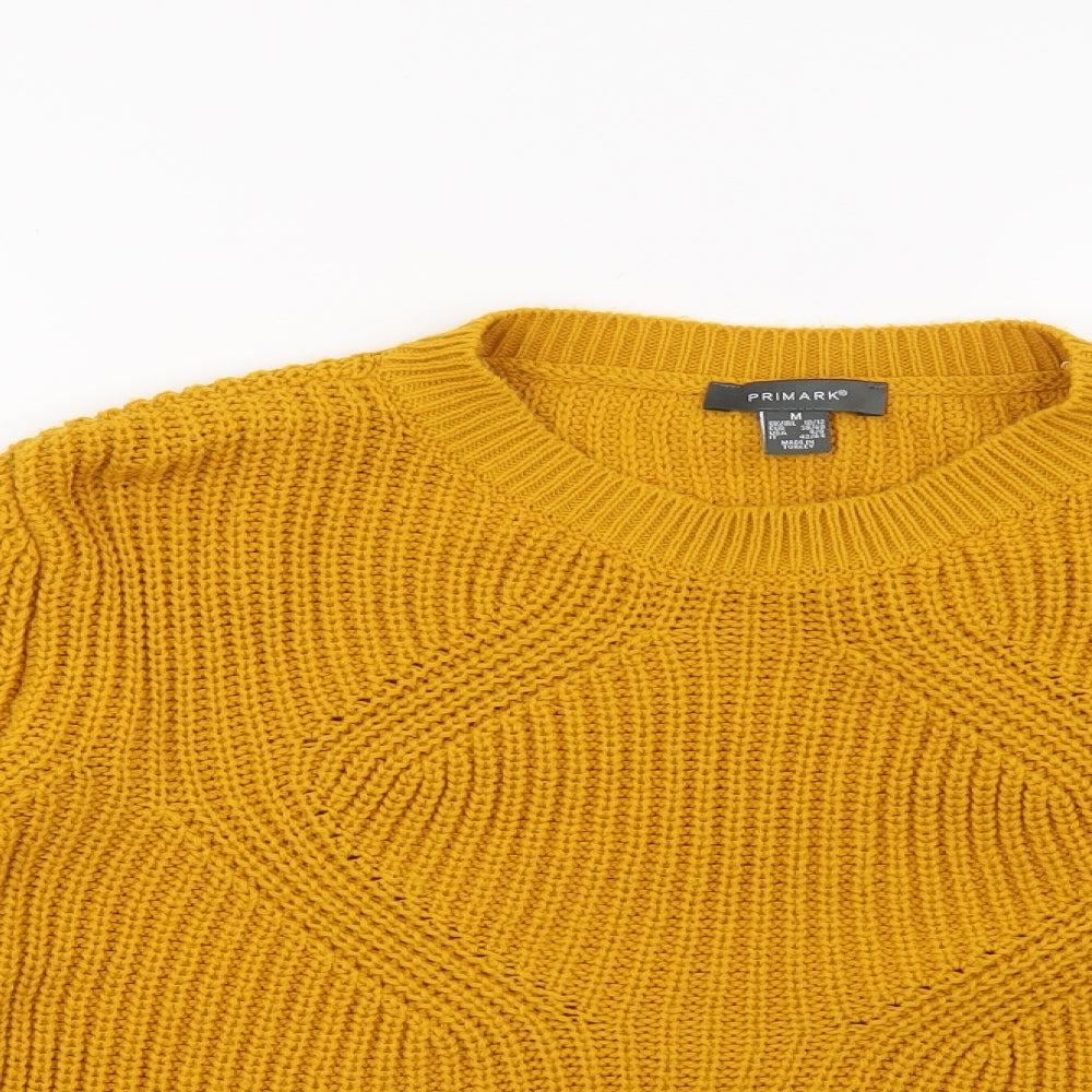 Primark Womens Yellow   Pullover Jumper Size 10