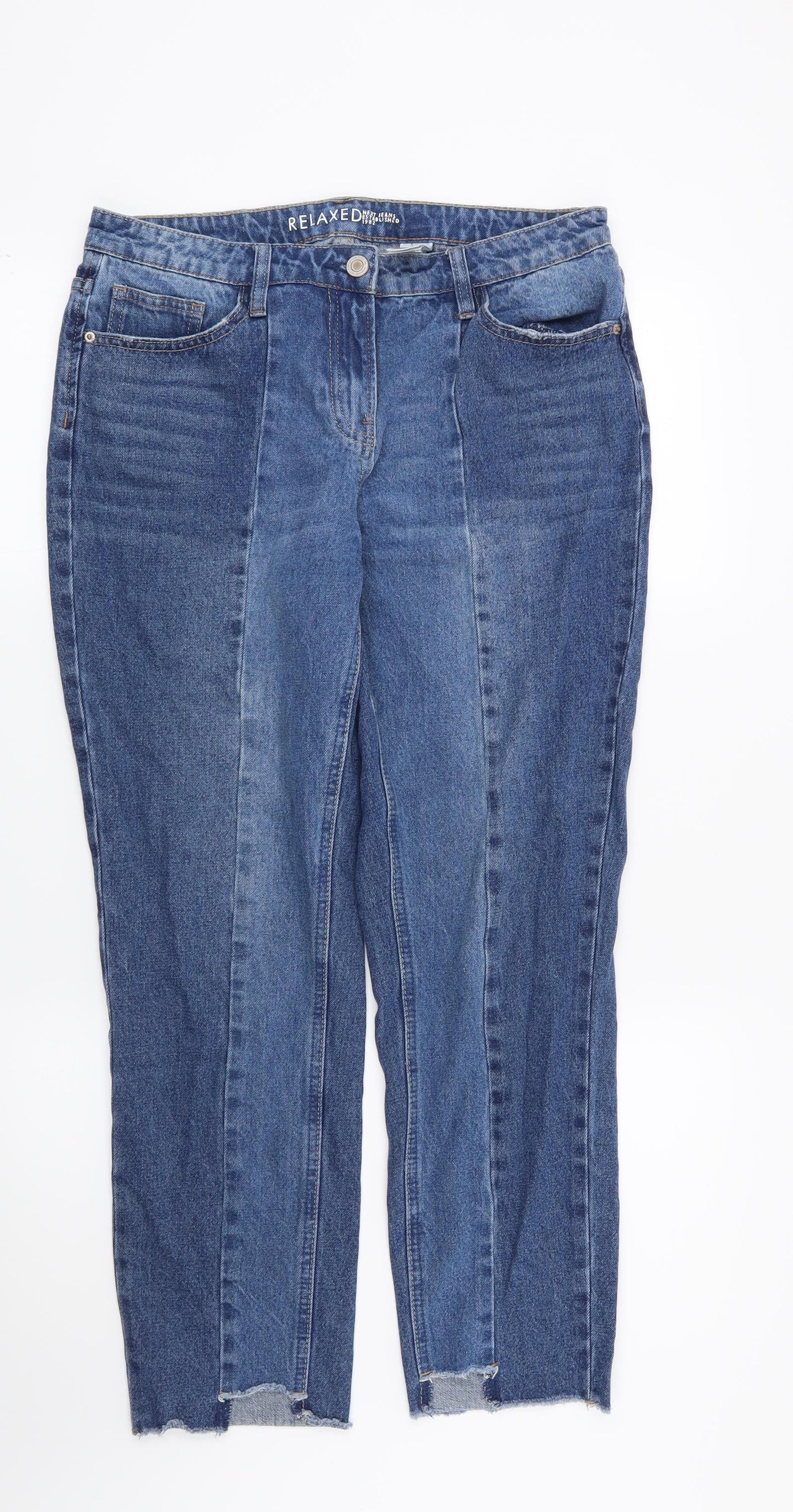 NEXT Womens Blue   Straight Jeans Size 10 L27 in