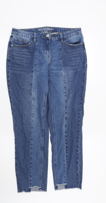 NEXT Womens Blue   Straight Jeans Size 10 L27 in