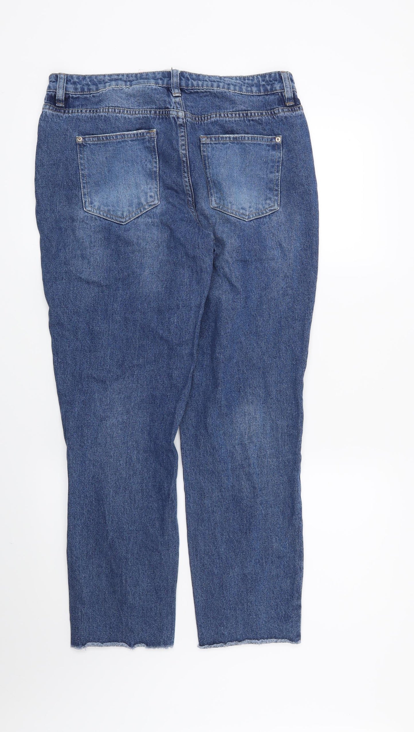 NEXT Womens Blue   Straight Jeans Size 10 L27 in