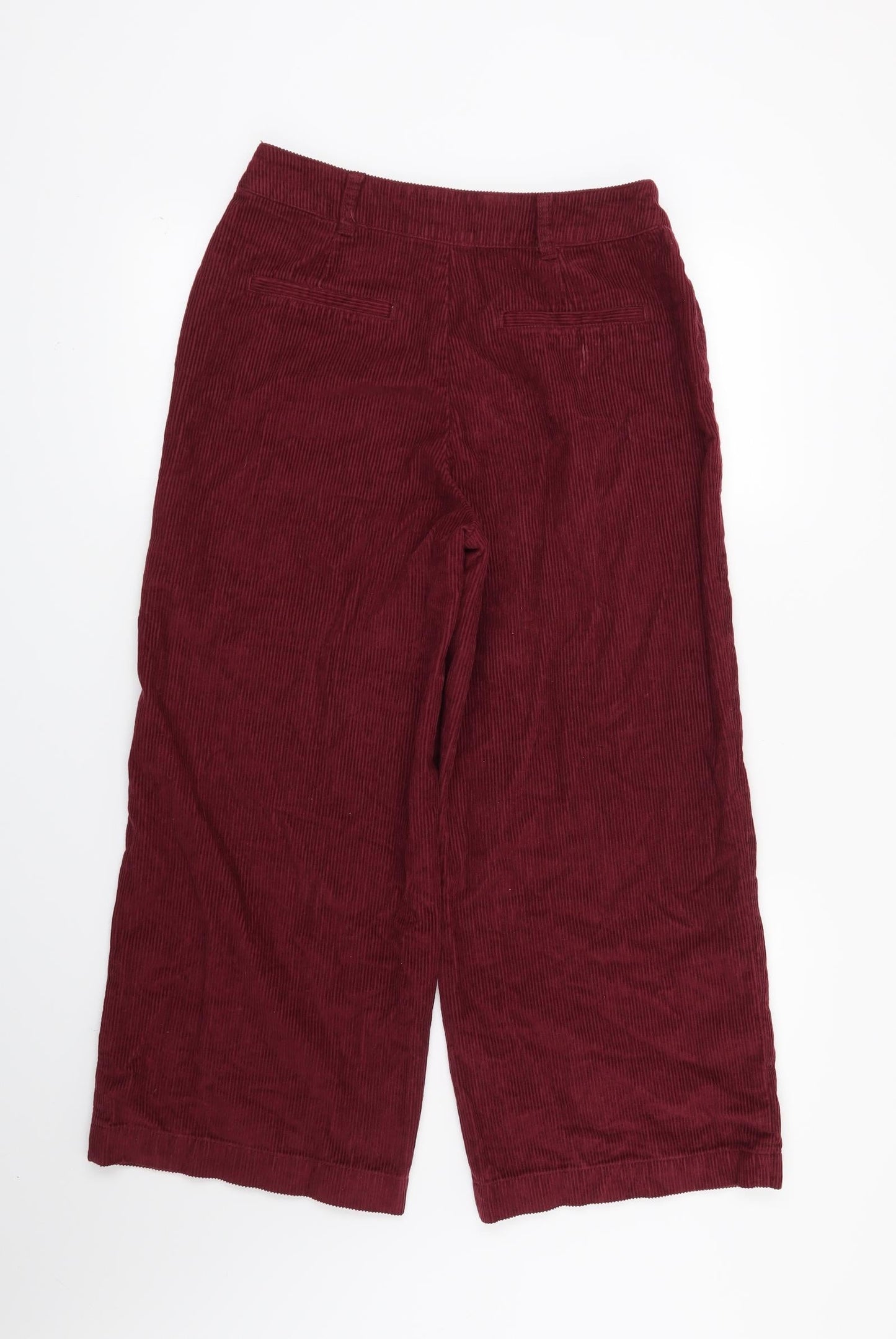 F&F Womens Red Striped  Straight Jeans Size 8 L24 in