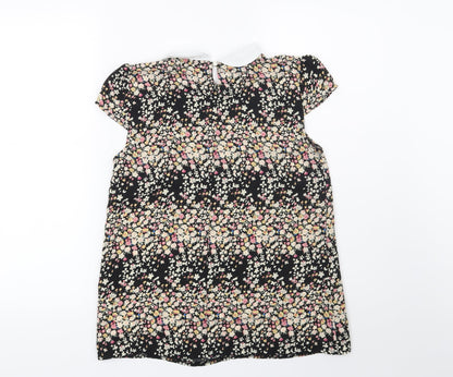 Womens UK Size 8 New Look Black Basic Blouse