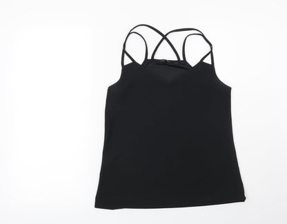Womens UK Size 6 New Look Black Basic Blouse