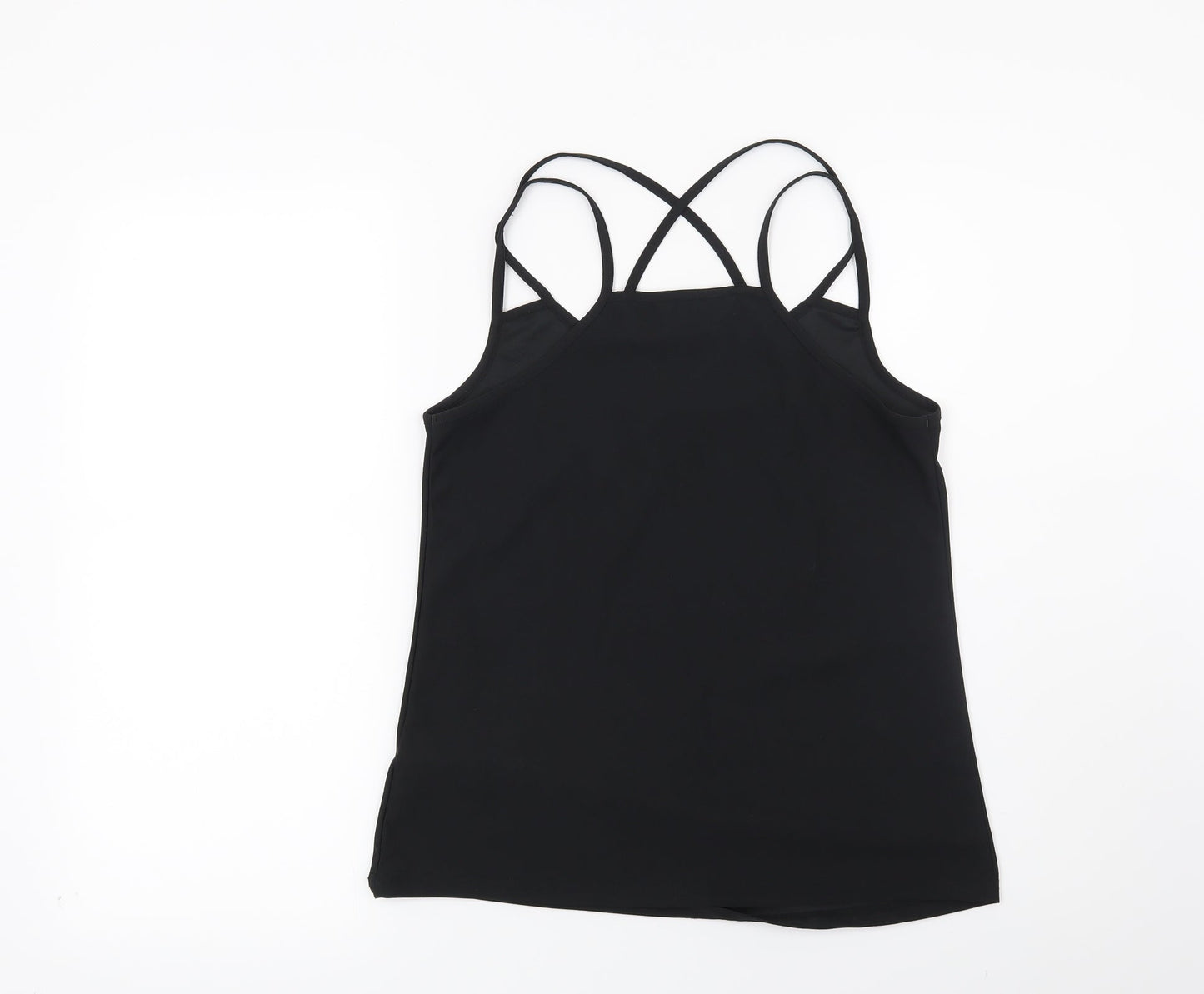Womens UK Size 6 New Look Black Basic Blouse