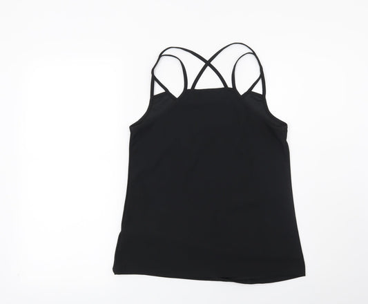Womens UK Size 6 New Look Black Basic Blouse