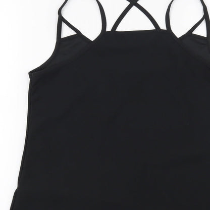 Womens UK Size 6 New Look Black Basic Blouse