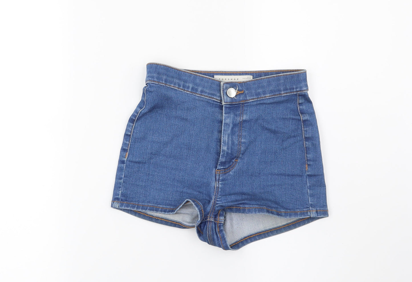 Topshop Womens Blue   Cut-Off Shorts Size 6