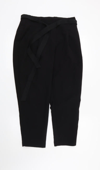New Look Womens Black   Trousers  Size 12 L27 in