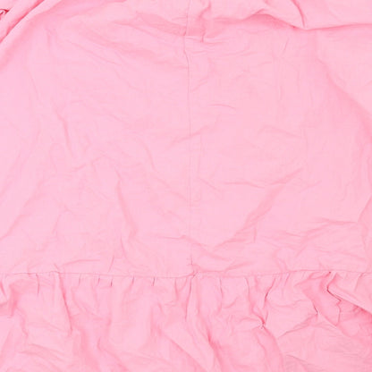Womens UK Size 2XL Preworn Pink Basic Blouse