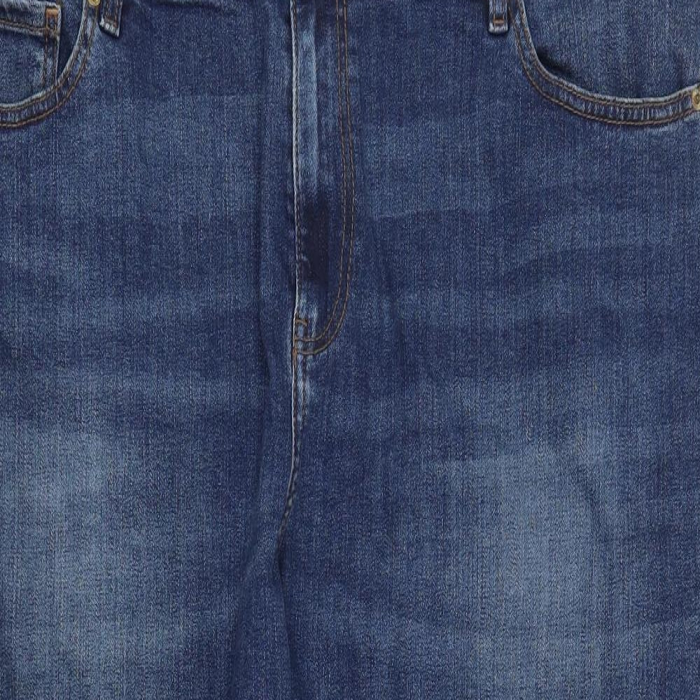 Womens UK Size 44 in Preworn Regular Fit Straight Blue Jeans