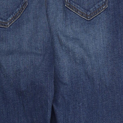 Womens UK Size 44 in Preworn Regular Fit Straight Blue Jeans