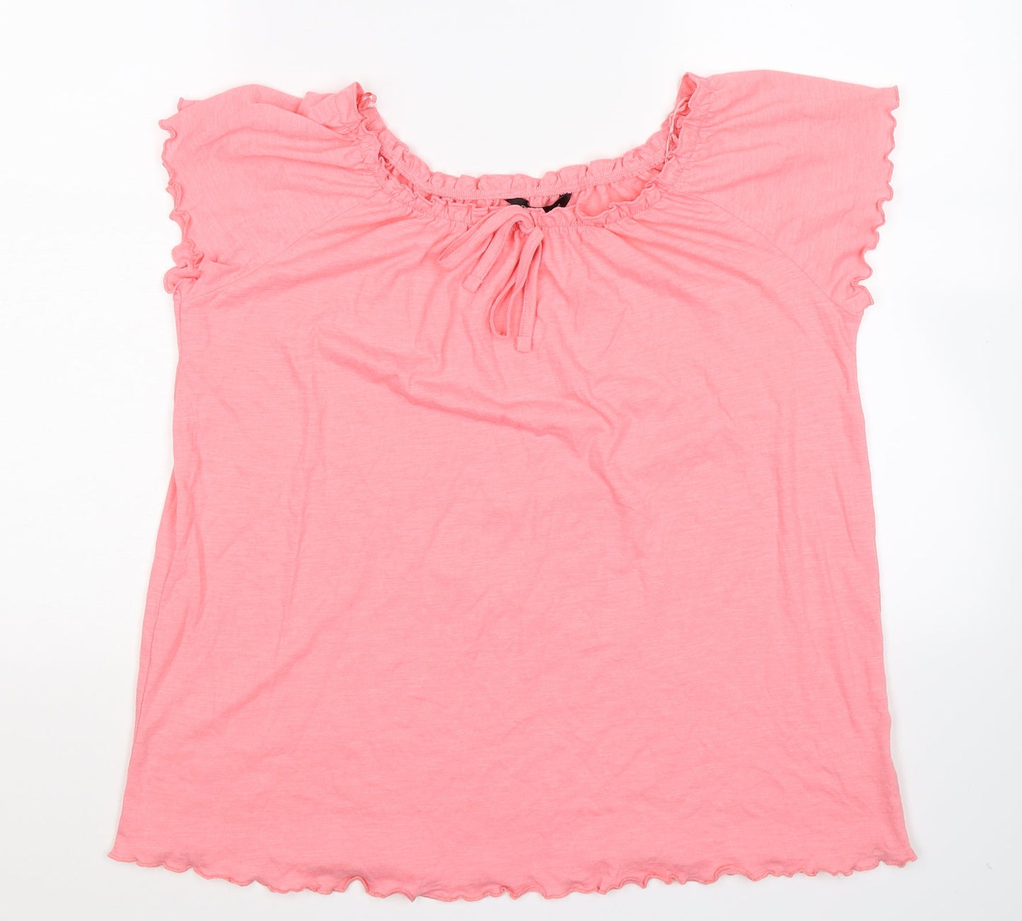 Peacocks Womens Pink   Basic T-Shirt Size 12