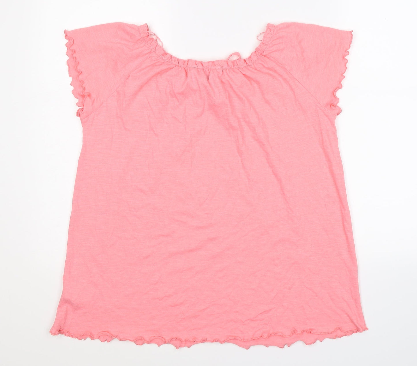 Peacocks Womens Pink   Basic T-Shirt Size 12
