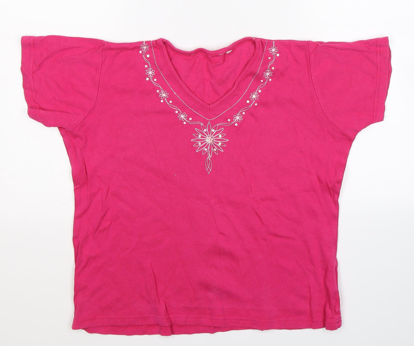 EWM Womens Pink   Basic T-Shirt Size 18