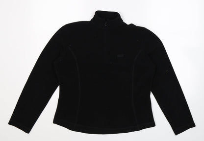 Georg Schumacher Womens Black  Fleece Jacket  Size M