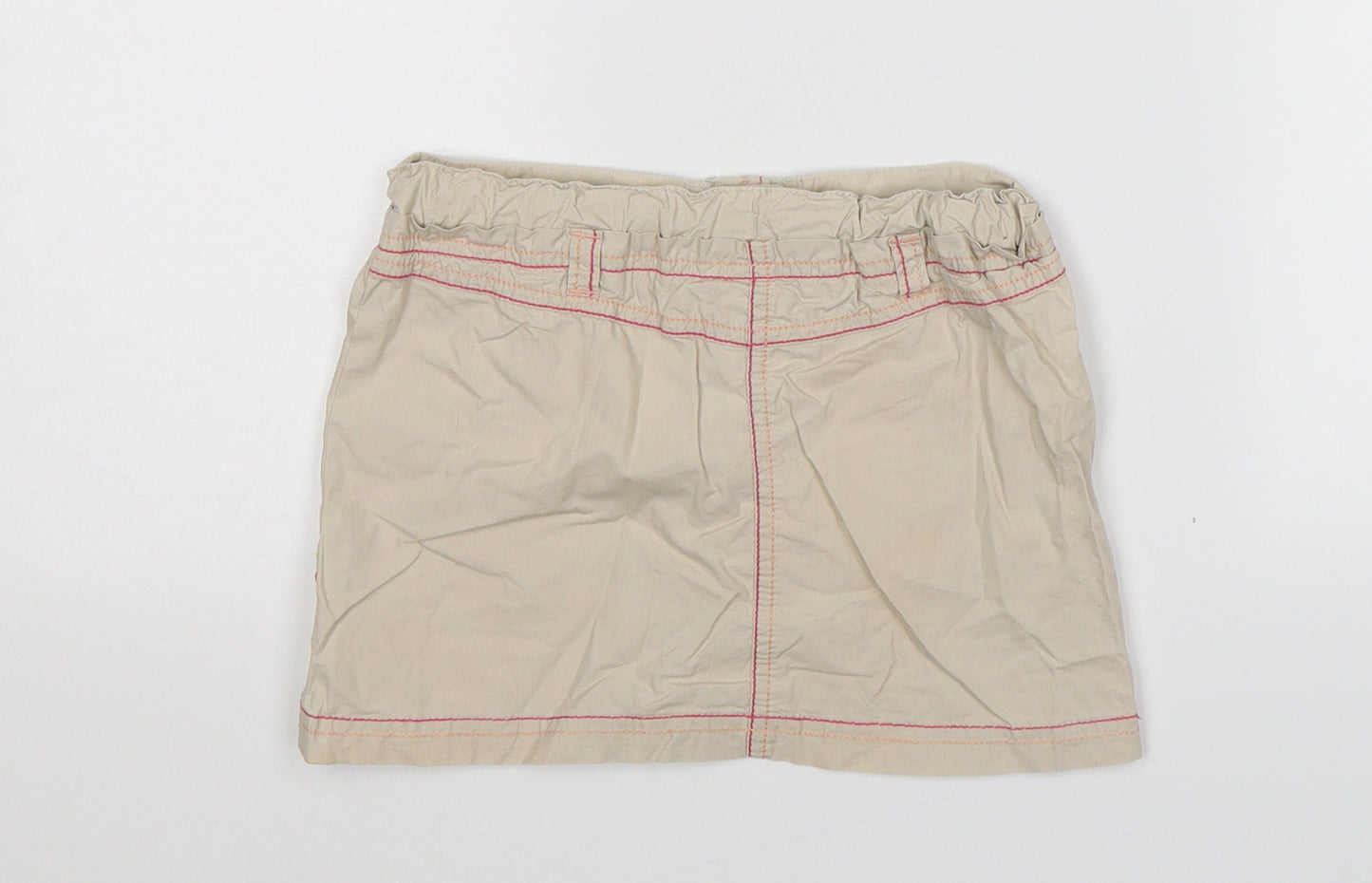 Cherokee Girls Beige Floral  Mini Skirt Size 18-24 Months