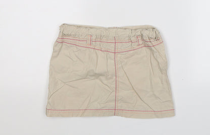 Cherokee Girls Beige Floral  Mini Skirt Size 18-24 Months