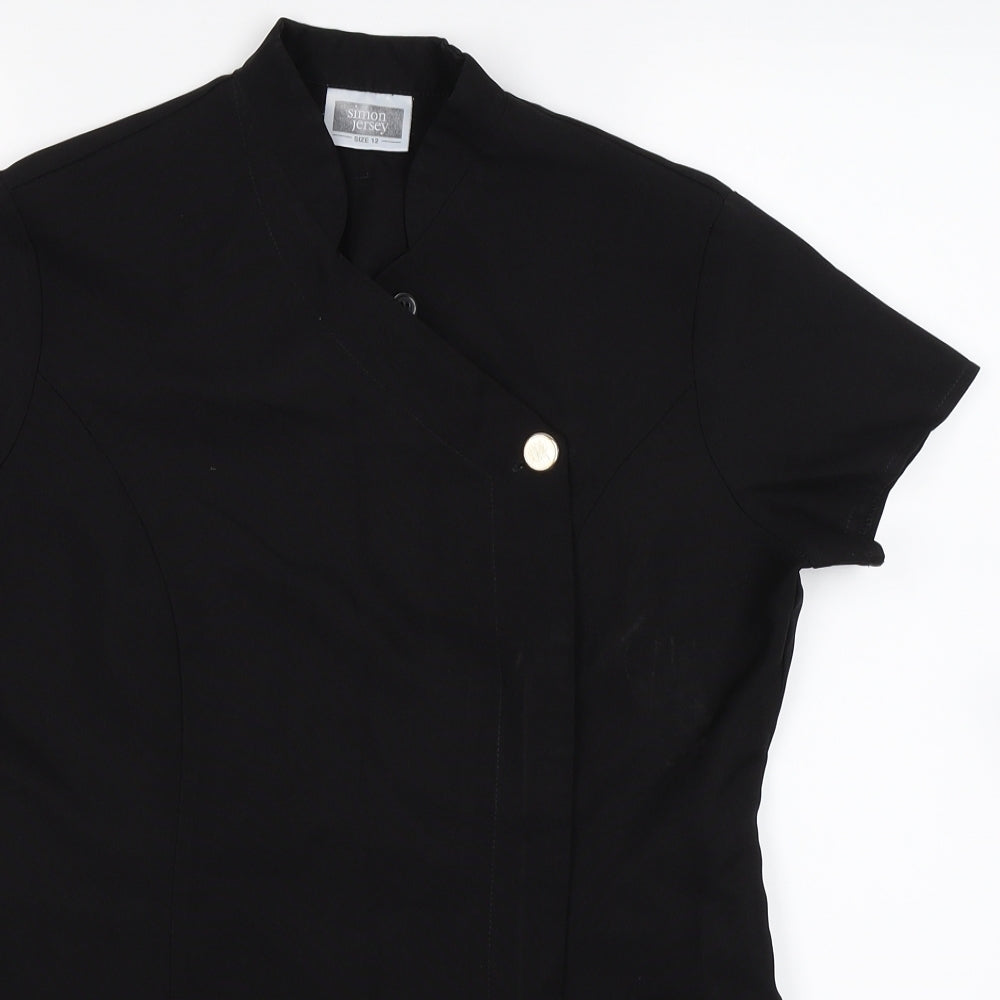 Womens UK Size 12 Simon Jersey Black Jacket