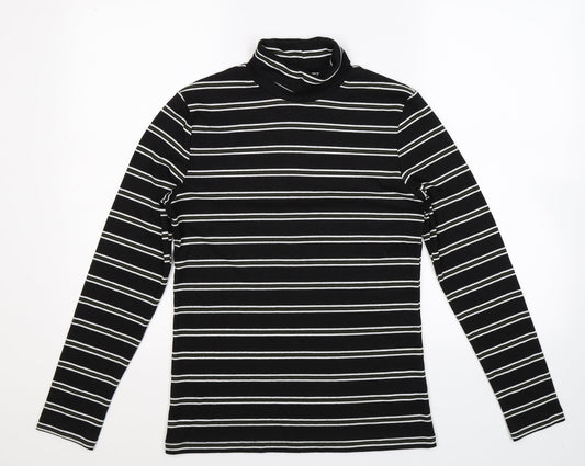 Matalan Womens Black Striped  Camisole T-Shirt Size 12