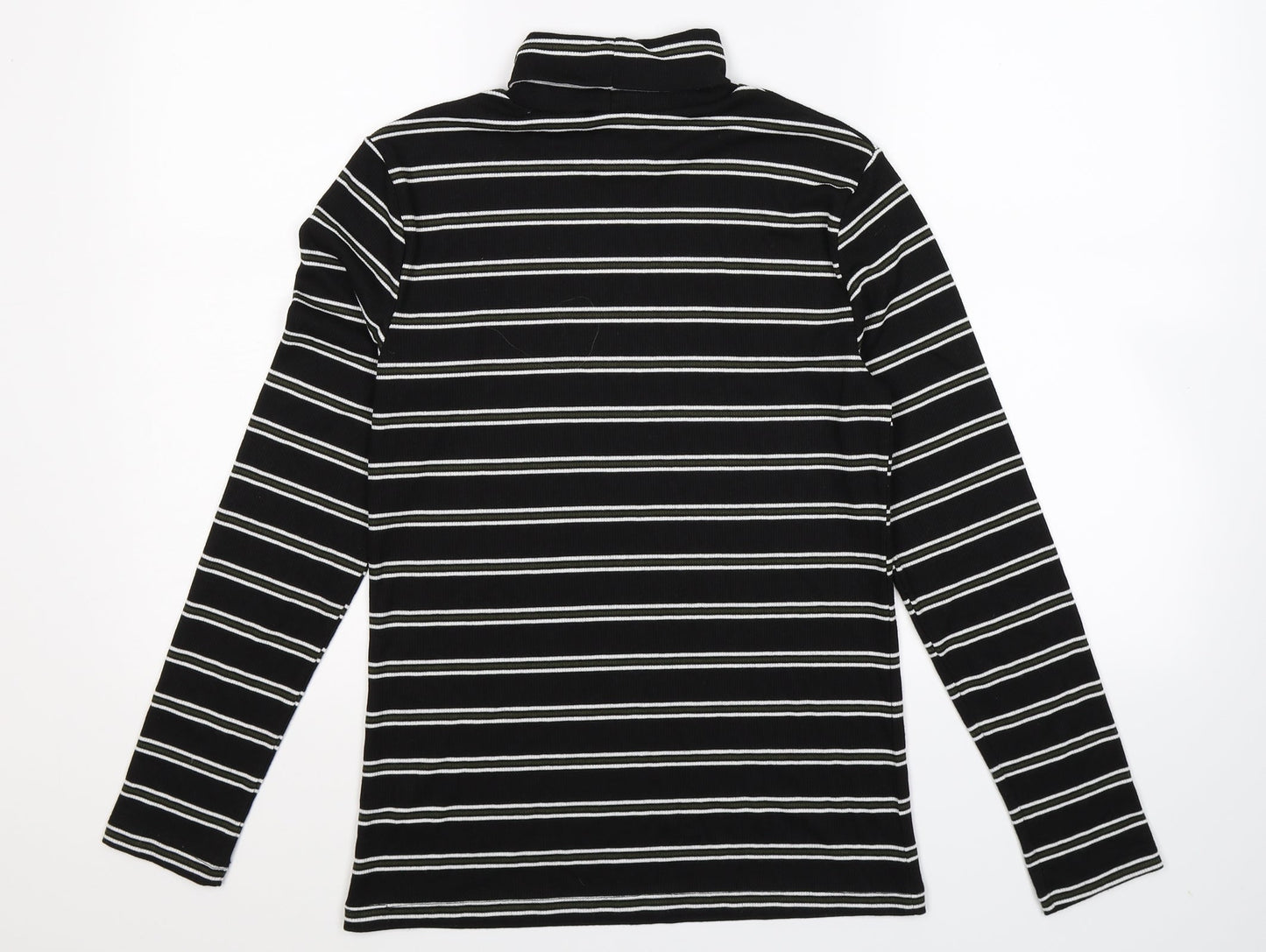 Matalan Womens Black Striped  Camisole T-Shirt Size 12