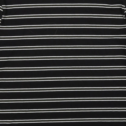 Matalan Womens Black Striped  Camisole T-Shirt Size 12