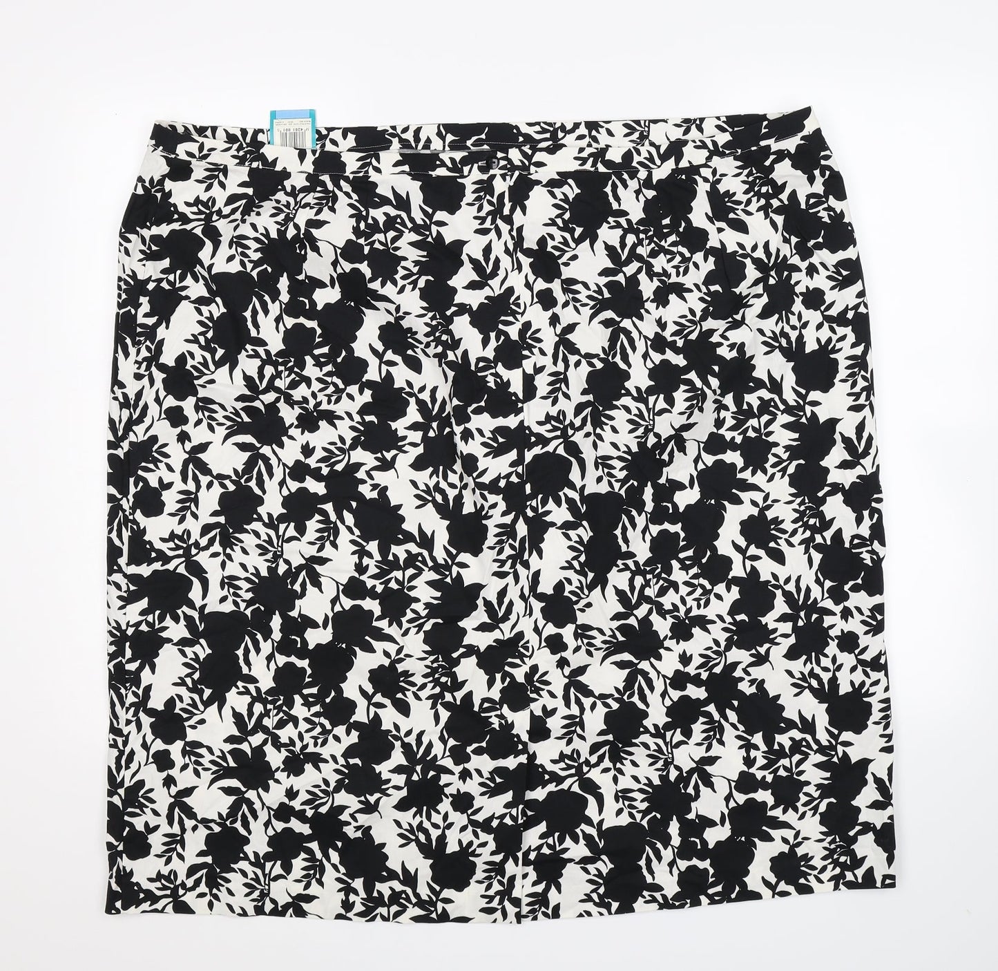 Marks and Spencer Womens Multicoloured Floral  Straight & Pencil Skirt Size 28