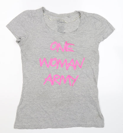 Blend Womens Grey   Basic T-Shirt Size L