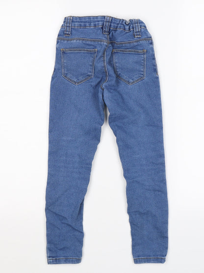 Denim Co Girls Blue  Denim Skinny Jeans Size 5-6 Years