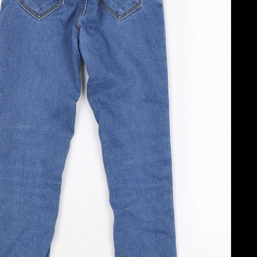 Denim Co Girls Blue  Denim Skinny Jeans Size 5-6 Years