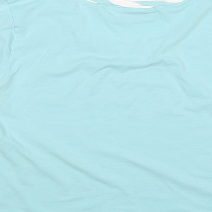 Womens UK Size 22 Artigiano Blue Basic T-Shirt