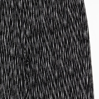 Womens UK Size 2XL Preworn Regular Fit  Black Trousers