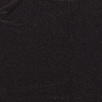 Warehouse Womens Black   Basic T-Shirt Size 14