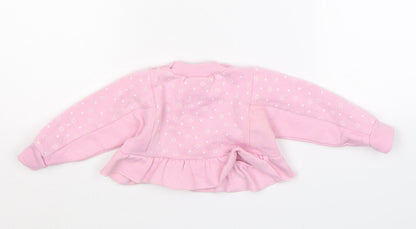 Adams Girls Pink   Pullover Jumper Size 3-6 Months