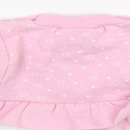 Adams Girls Pink   Pullover Jumper Size 3-6 Months