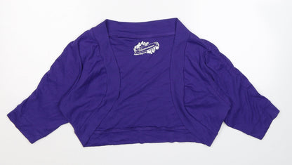 Glamorosa Womens Purple   Cardigan Jumper Size 12