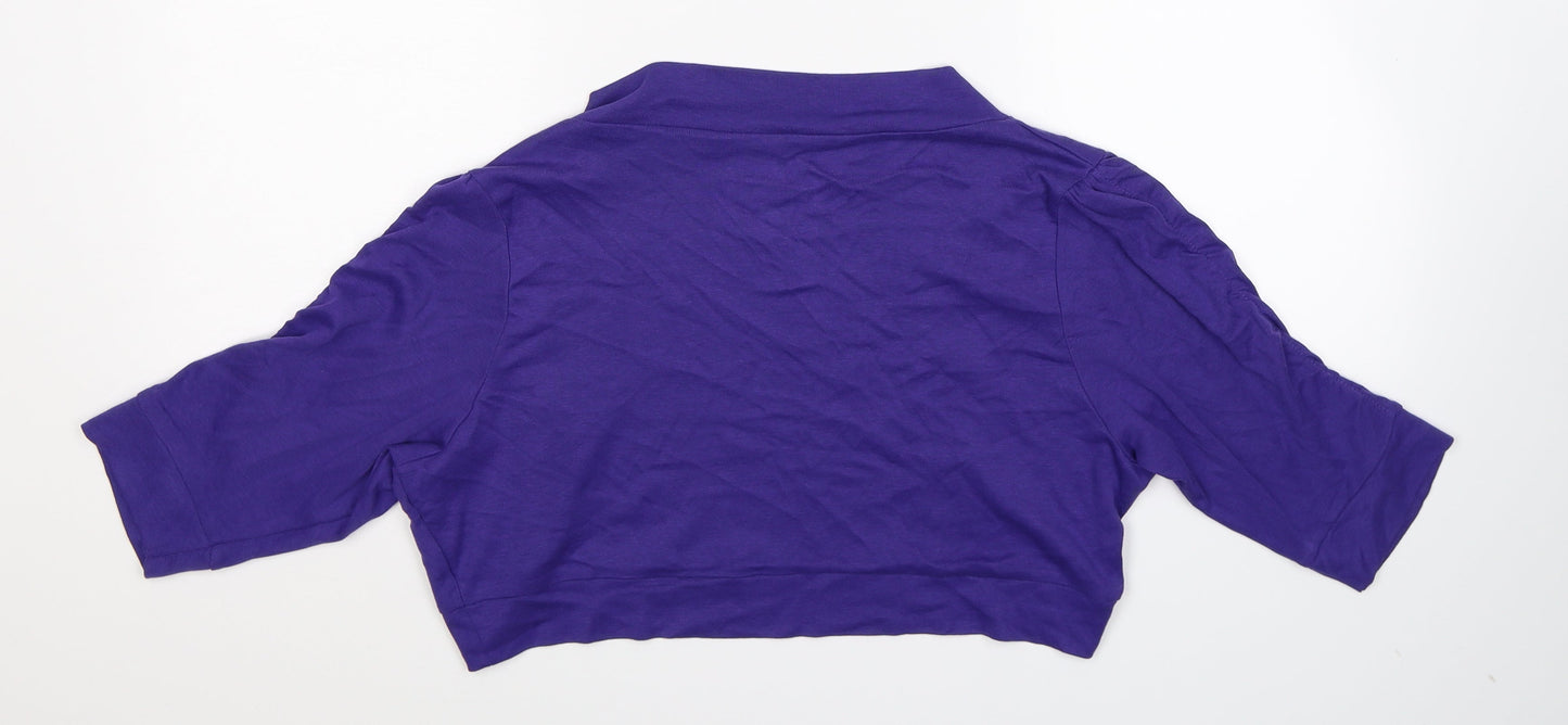 Glamorosa Womens Purple   Cardigan Jumper Size 12