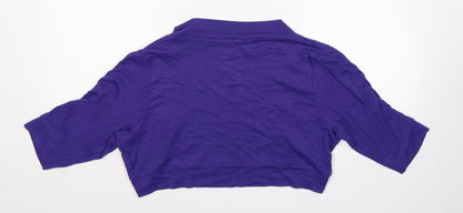 Glamorosa Womens Purple   Cardigan Jumper Size 12
