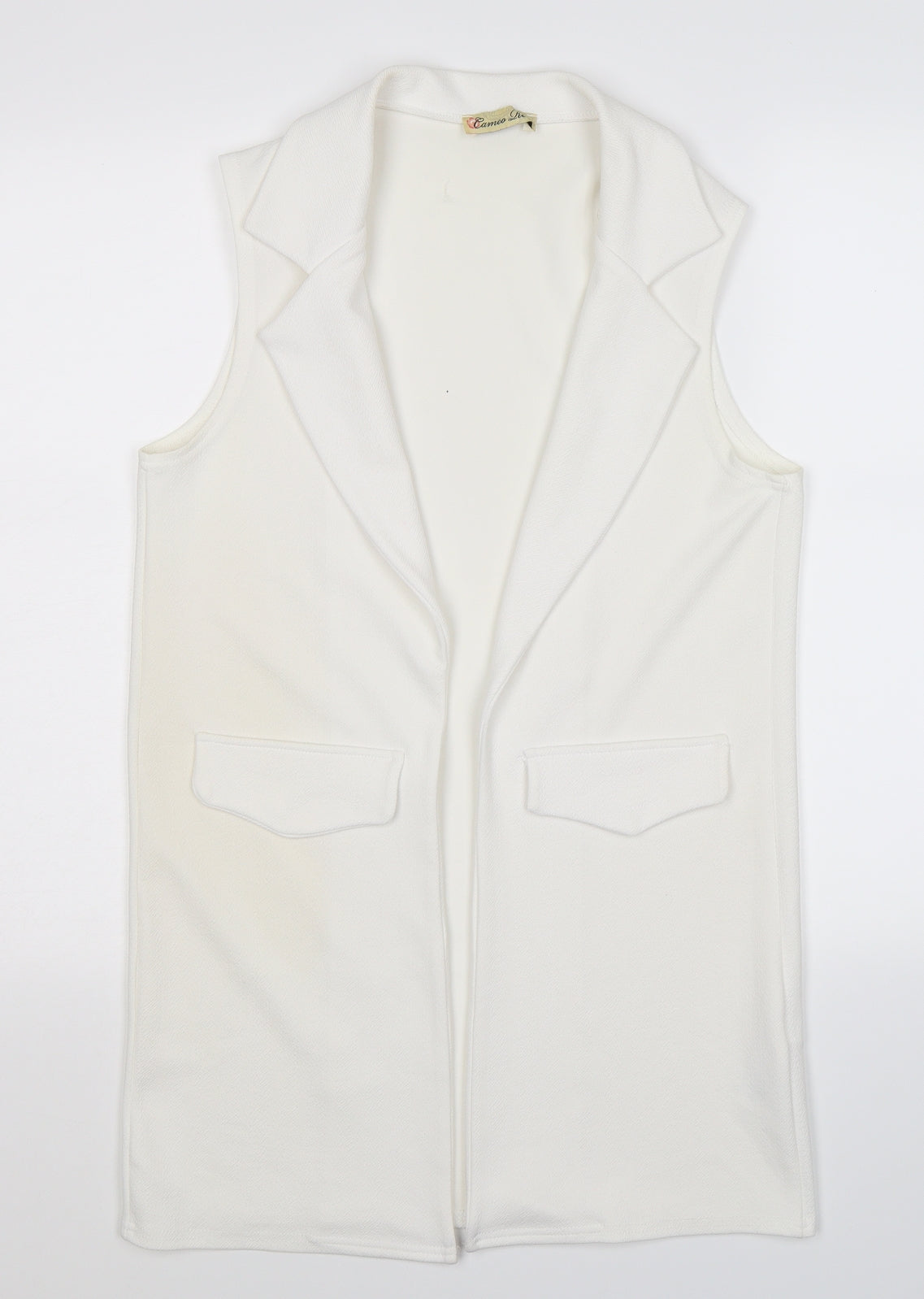 Womens UK Size 12 Cameo Rose White Jacket