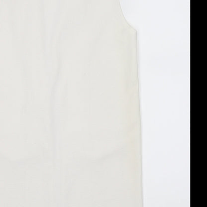 Womens UK Size 12 Cameo Rose White Jacket