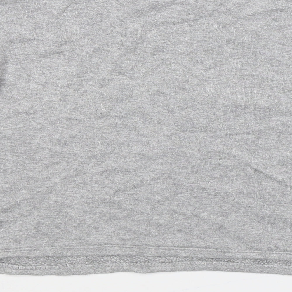 Zara Girls Grey  Knit Pullover Jumper Size 11-12 Years