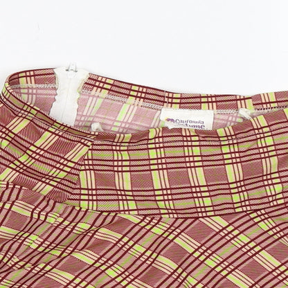 California Costume Collections Girls Multicoloured Check  Flare Skirt Size 12-13 Years