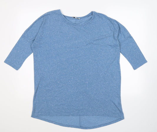 Papaya Womens Blue   Basic T-Shirt Size 12