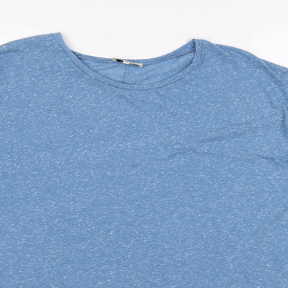 Papaya Womens Blue   Basic T-Shirt Size 12