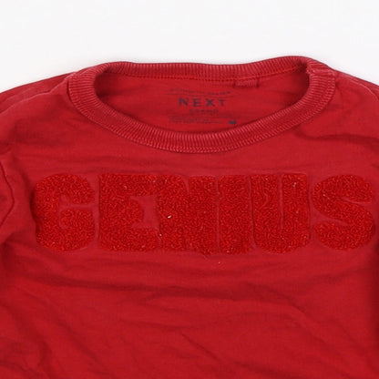 Next Baby Red   Pullover Jumper Size 12-18 Months