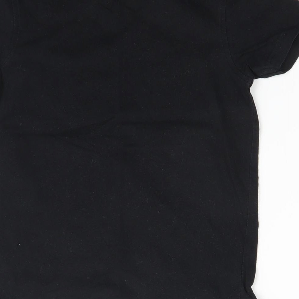 George Boys Black   Basic T-Shirt Size 4-5 Years  - legit gamer
