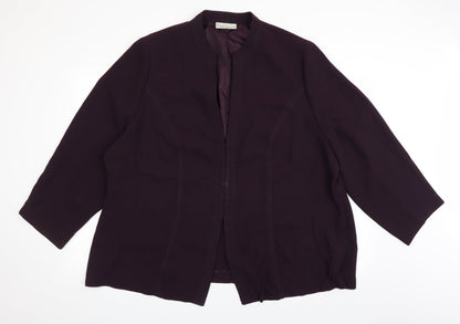 Ann Harvey Womens Purple   Jacket Blazer Size 28